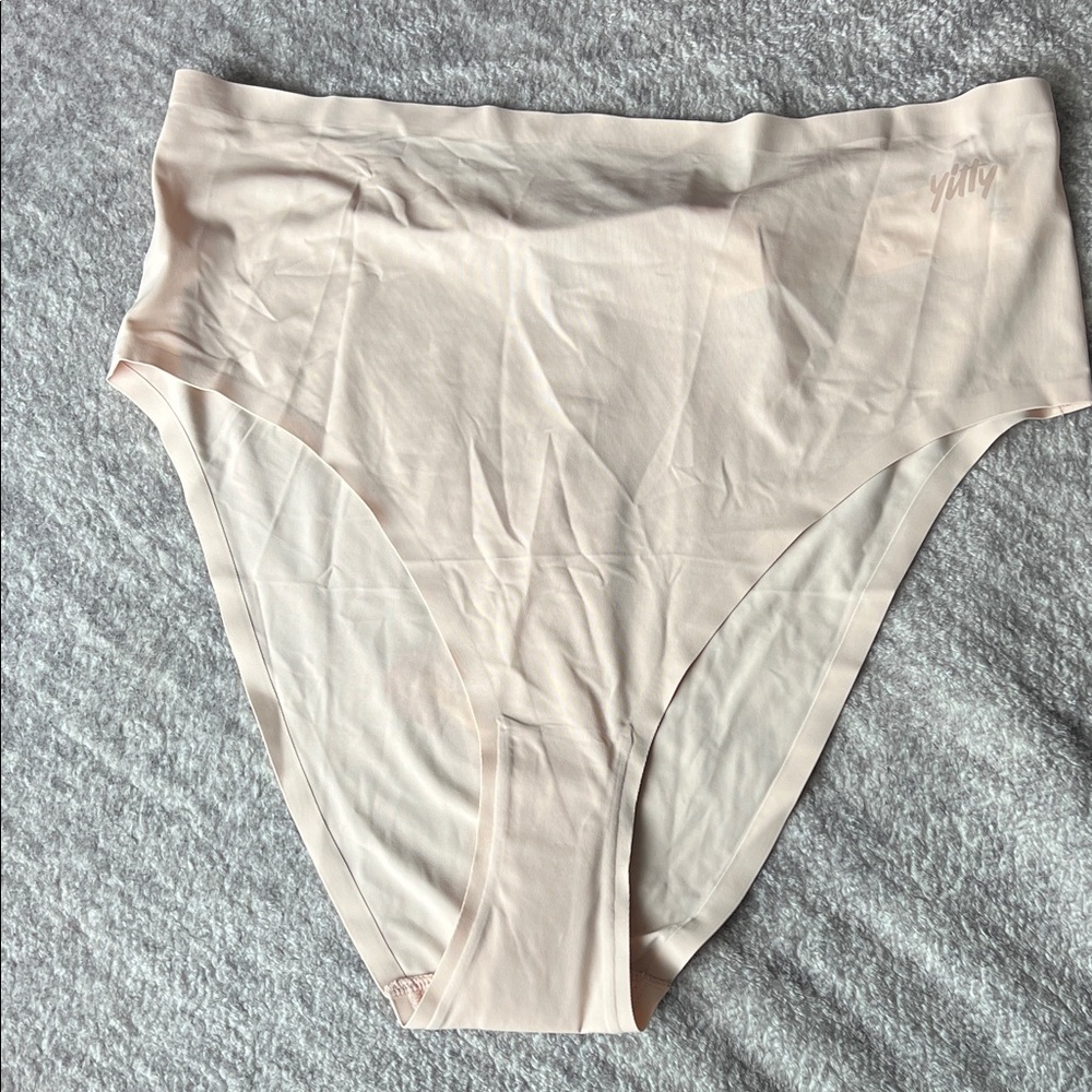 YITTY Soft Beige High-Waisted Briefs